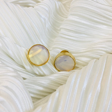 Moon Stone Studs
